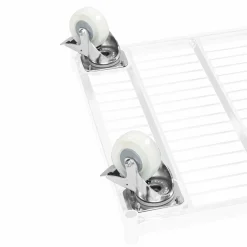 2 hjul med bremse, til bur, 100 mm.