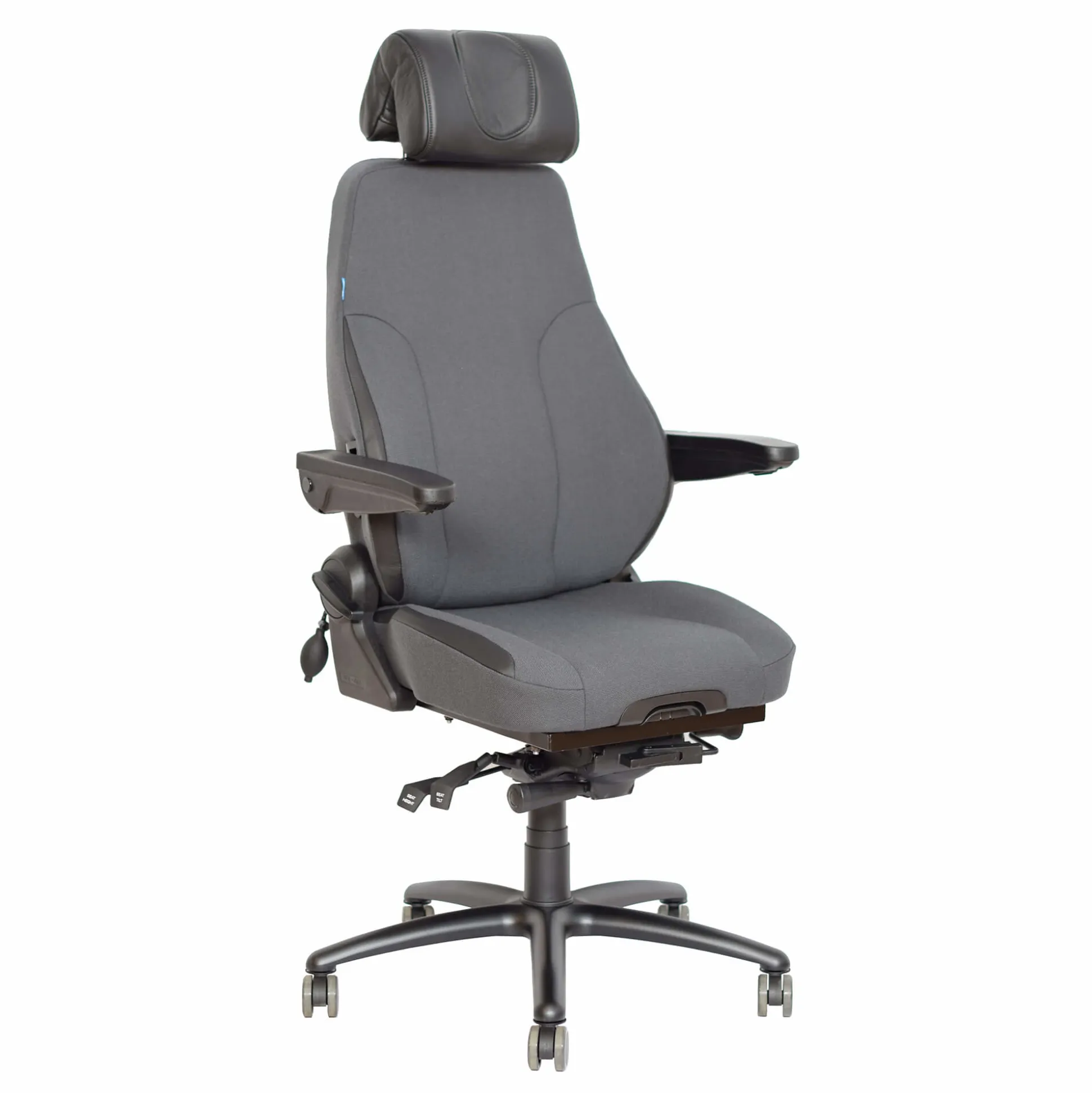 24 timers kontorstol Be-Ge 300, grå