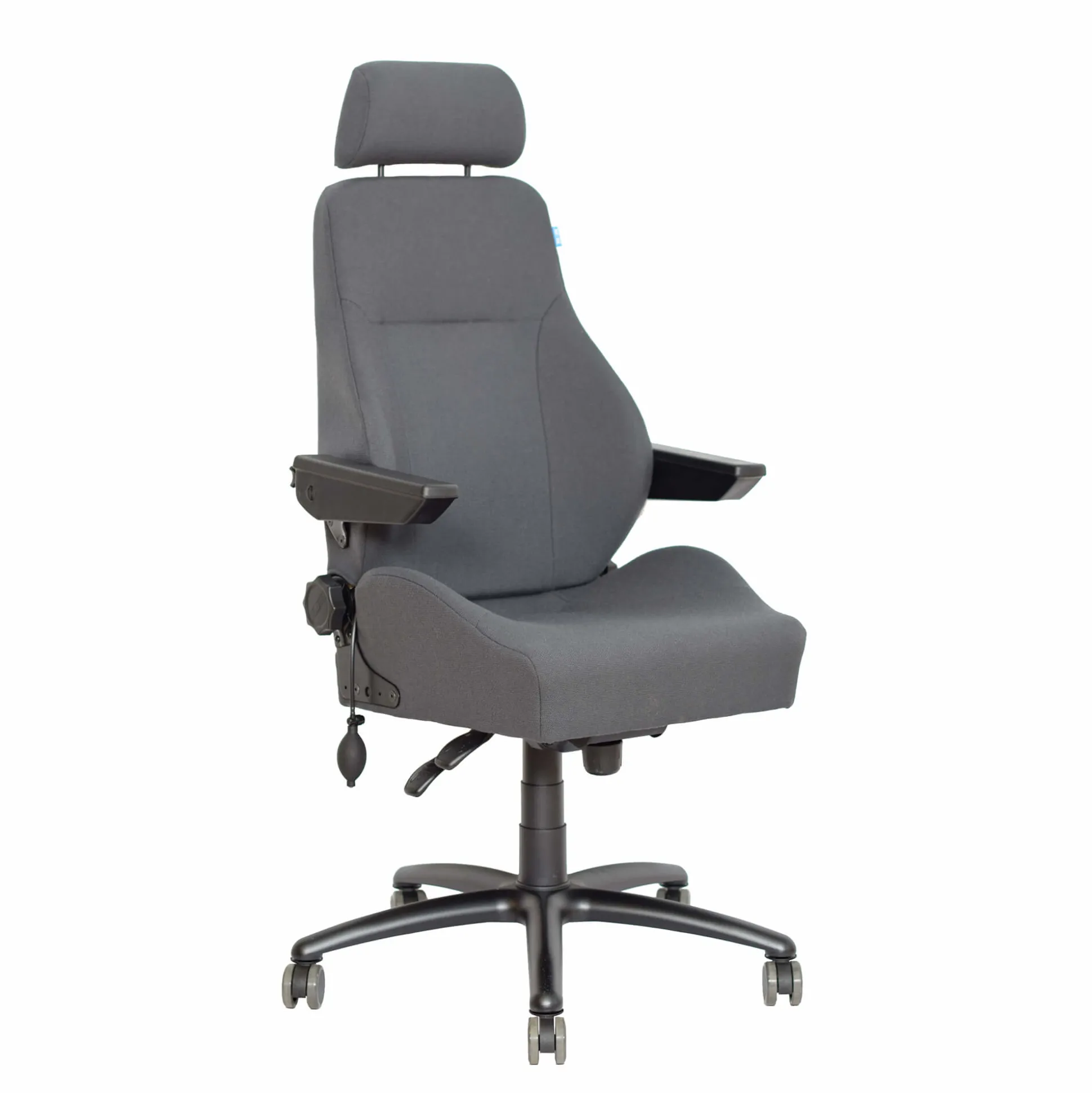 24 timers kontorstol Be-Ge 9080, grå