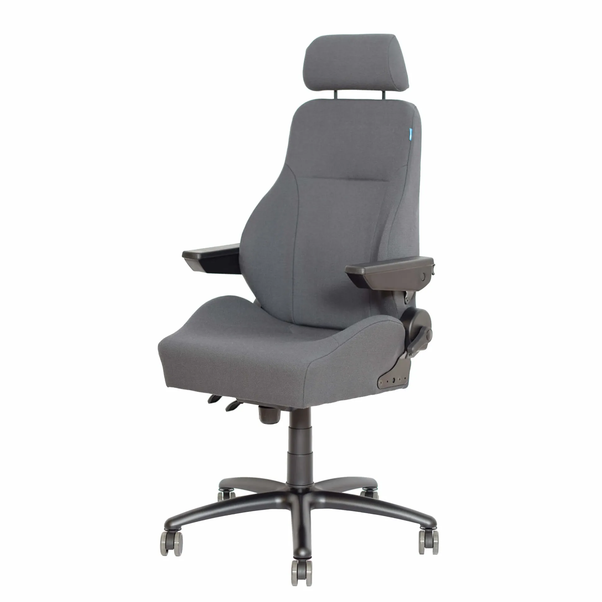 24 timers kontorstol Be-Ge 9080 HD, grå