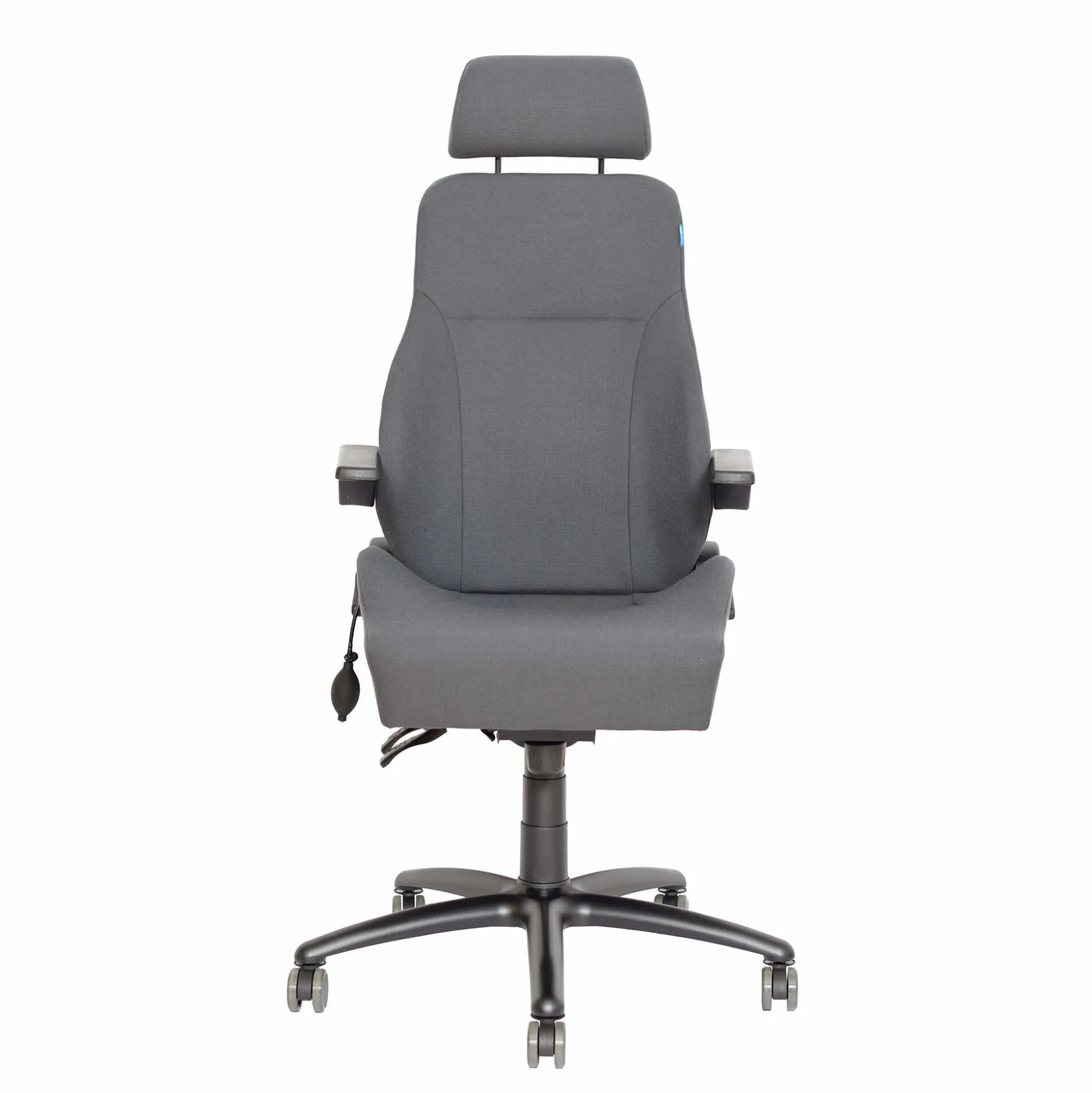 24 timers kontorstol Be-Ge 9080 HD, grå