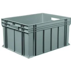 Acra EURO kasse P. 80x60x41,5h cm grå