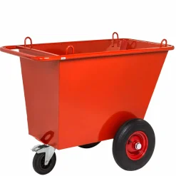 Affaldsvogn 400 liter rød heavy