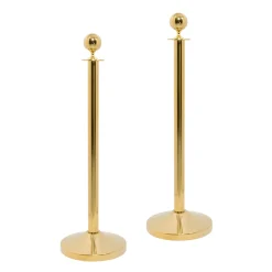 Afspærringsstolpesæt Classic, guld