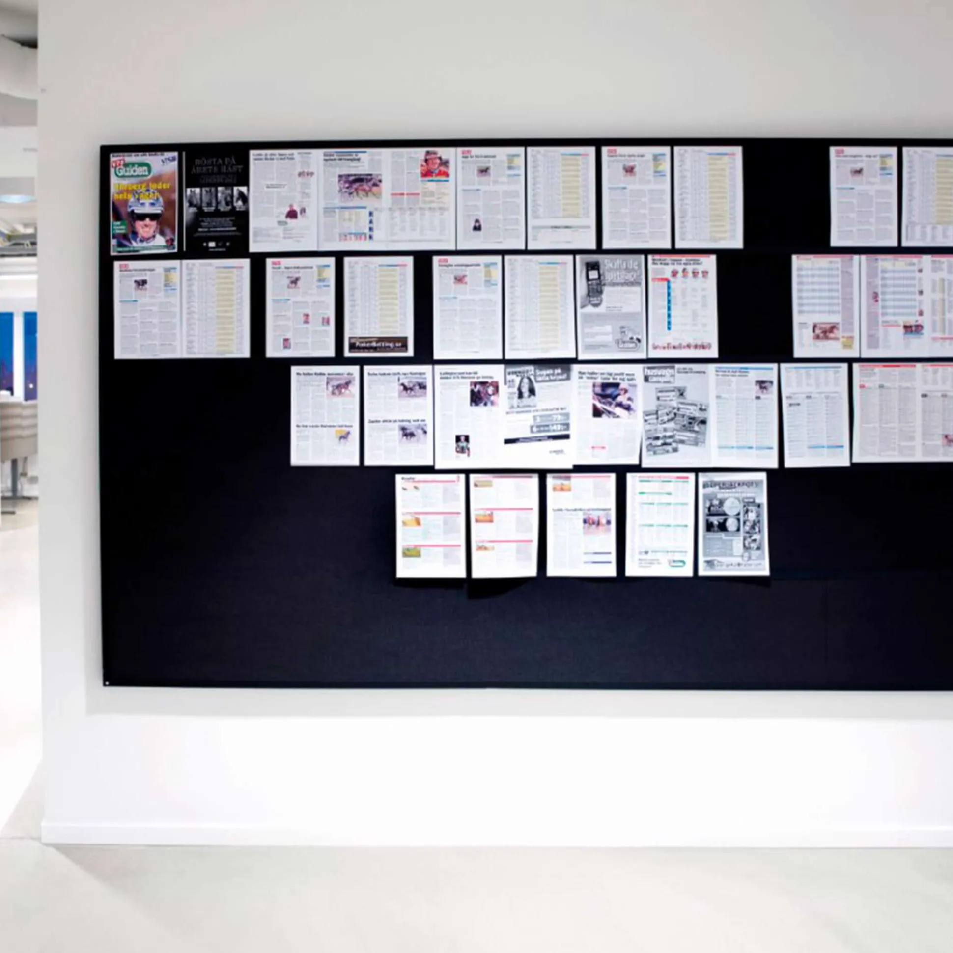 Akustik opslagstavle Storyboard 160x120 cm.