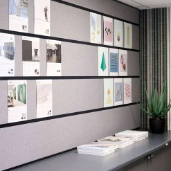 Akustik opslagstavle Storyboard 240x120 cm.