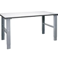 Arbejdsbord 80x120 cm justerbar 70-97 cm