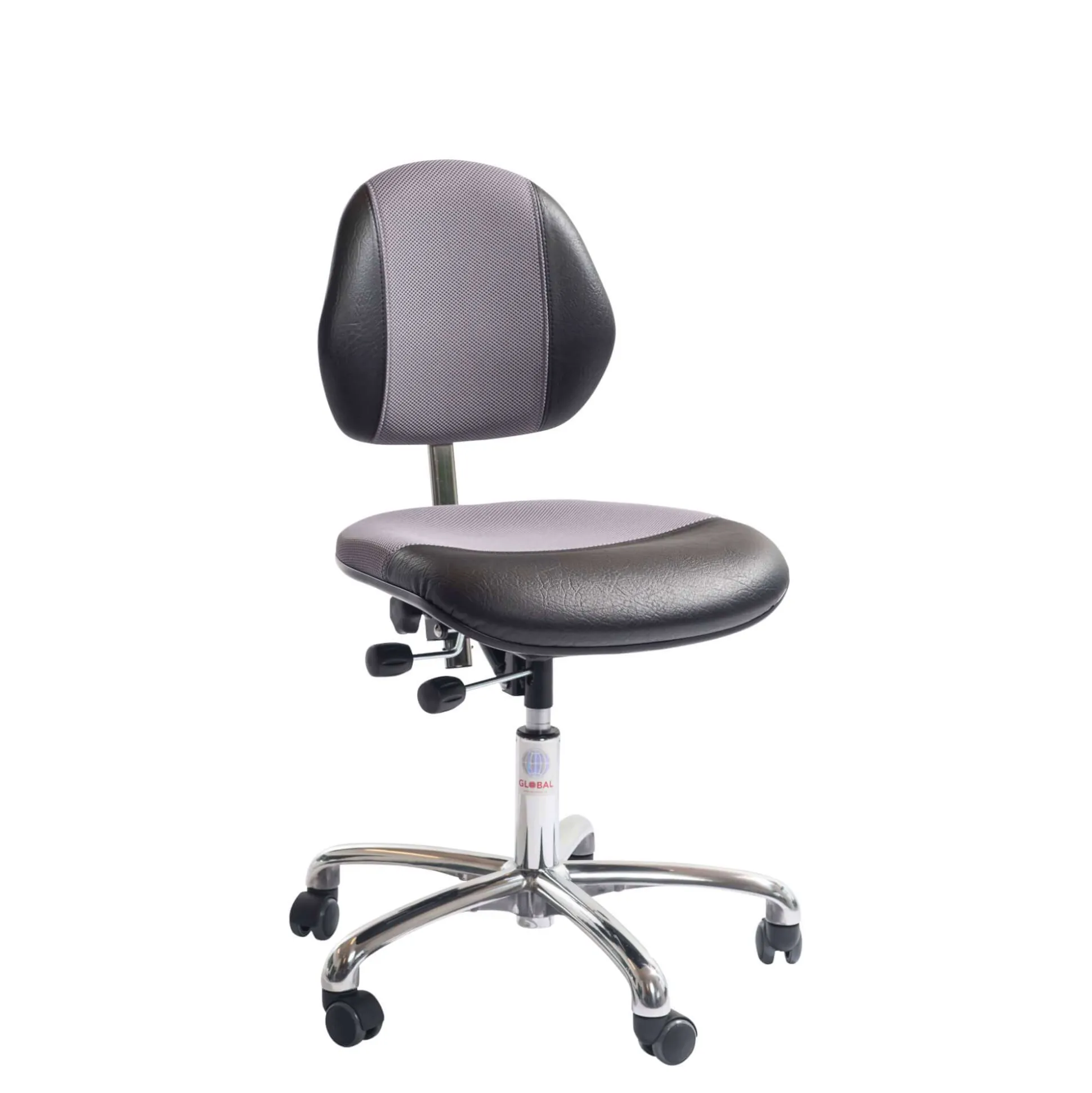 Arbejdsstol Duo mellem alu grøn