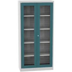 Arkivskab med glasdøre Arkilux II 40x95x195h cm