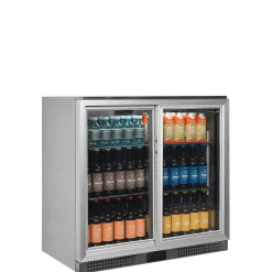 Bar køleskab Tefcold BA26SS, grå