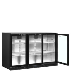Bar køleskab Tefcold DB301H-3, Sort