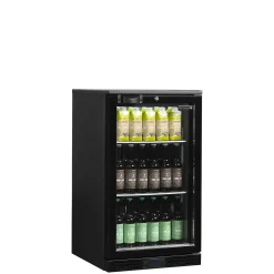 Bar køleskab Tefcold DB126H, Sort