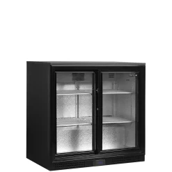 Bar køleskab Tefcold DB201S, Sort