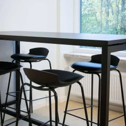 Barstol/højstol Leeds, sort