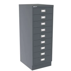 BISLEY skuffeskab, 9 skuffer, Antracit, A3