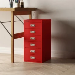 BISLEY skuffeskab, A4, 6 skuffer