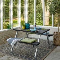 Bord bænkesæt Alpha 11 Sort