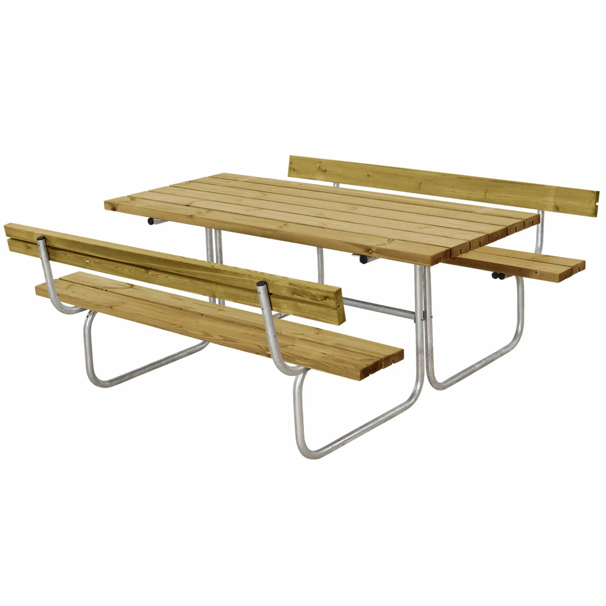 Bord bænkesæt Classic trykimprægneret m. ryglæn