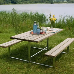 Bord bænkesæt Rustik trykimprægneret