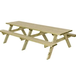 Bord bænkesæt trykimprægneret - Ekstra lang model