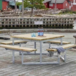 Bord bænkesæt Twister - Trykimprægneret