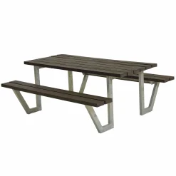 Bord bænkesæt Wega - Sort plast