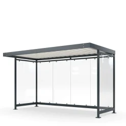 Busskur m. korte sider Delta 4