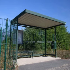 Busskur m. korte sider Delta 4