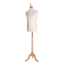 Buste -Monsieur, beige polystyren