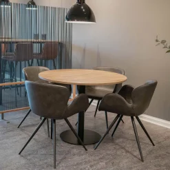 Cafébord Van Doren Ø100, eg