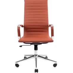 CC 10 72A kontorstol H cognac brun