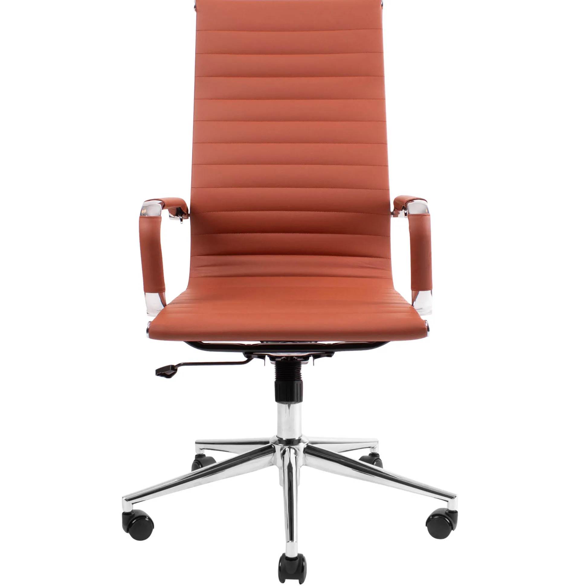 CC 10 72A kontorstol H cognac brun