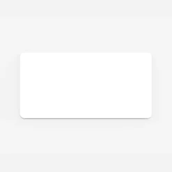 Curve glastavle, 199x99 cm