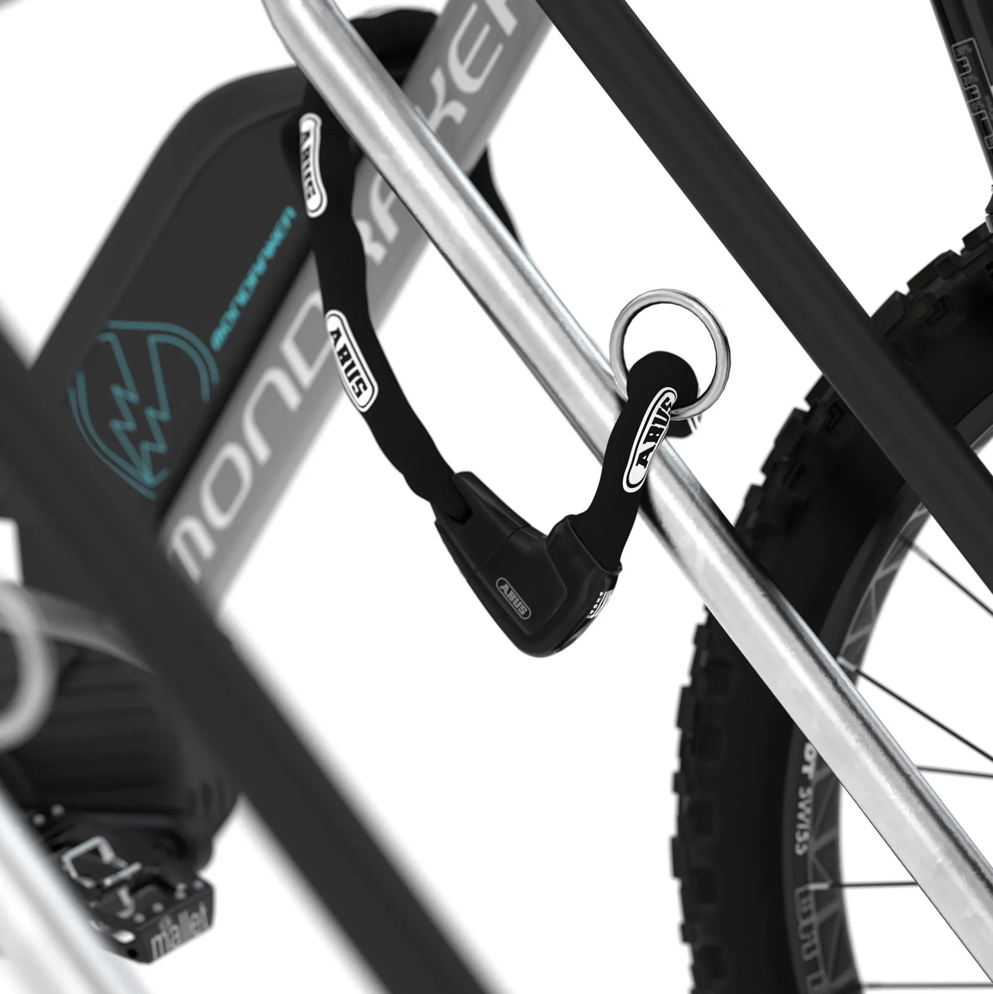 Cykelstativ m. støtte FT 4 bøjler