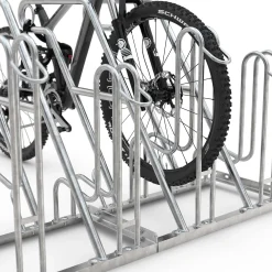 Cykelstativ m. støtte GX 4 bøjler