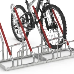 Cykelstativ m. støtte XF 4 bøjler