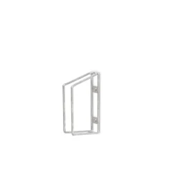 Cykelstativ med 1 bøjle til væg, lige