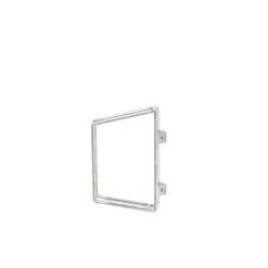 Cykelstativ med 1 bøjle til væg, skrå