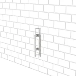 Cykelstativ med 1 bøjle til væg, skrå