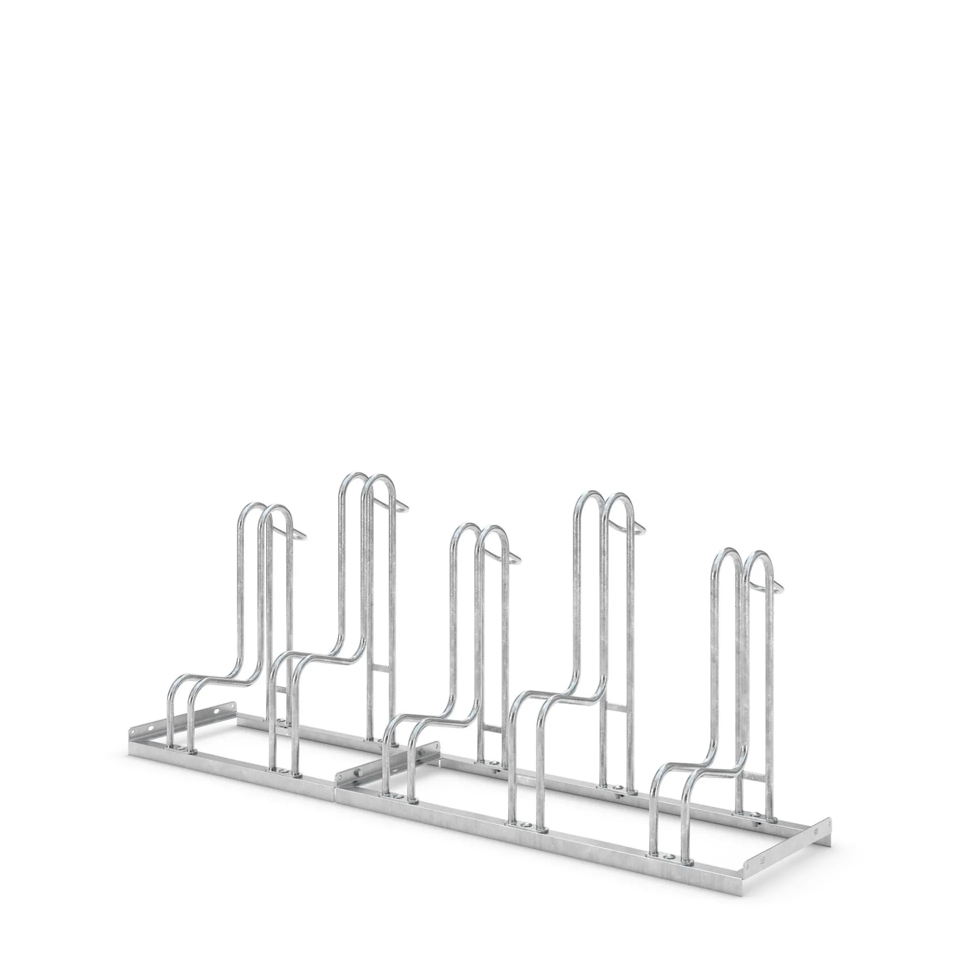 Cykelstativ med 5 høje bøjler
