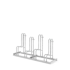 Cykelstativ med 4 høje bøjler