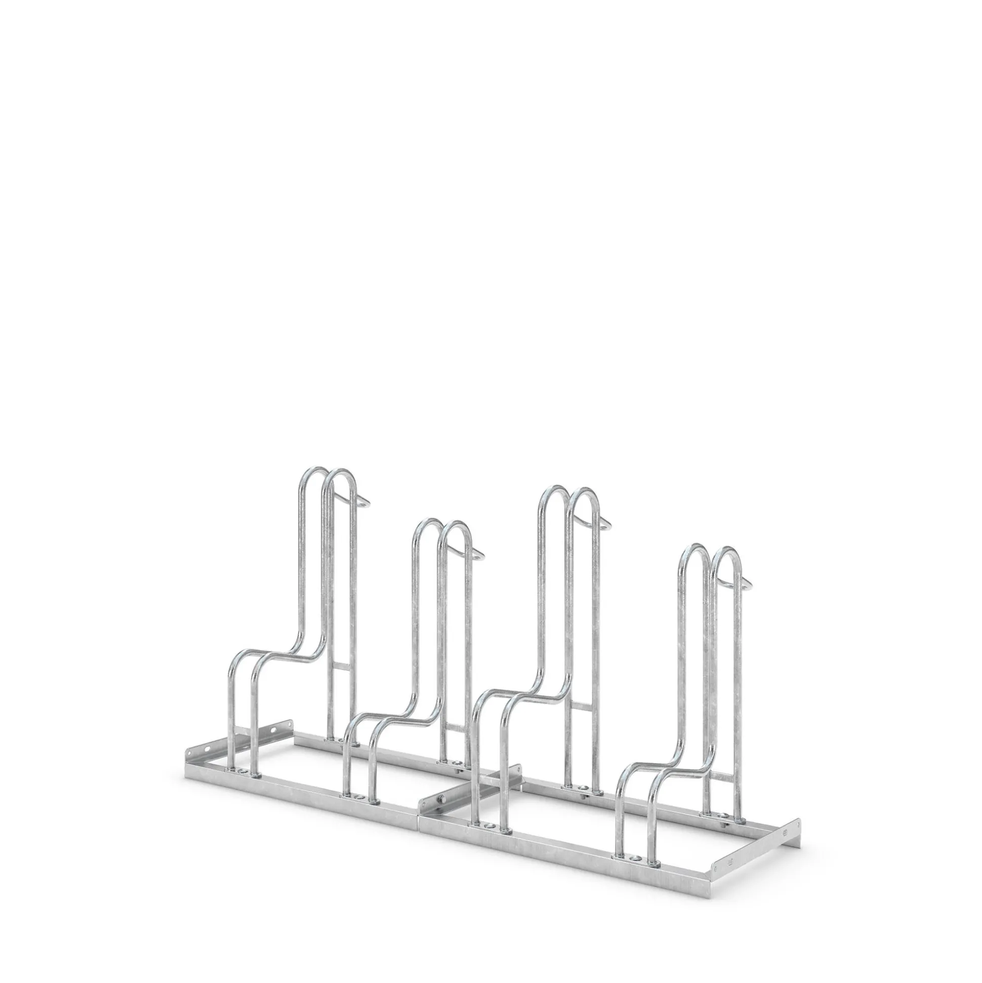 Cykelstativ med 4 høje bøjler