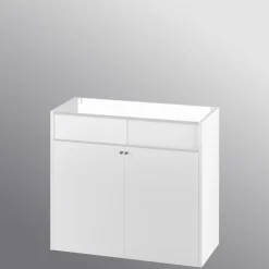 Disk Trento 50x100x90h, glastop l, hvid