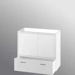 Disk Trento 50x100x90h, glastop og front