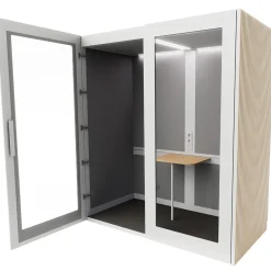 Dobbeltboks PhoneAlone, egetræslameller