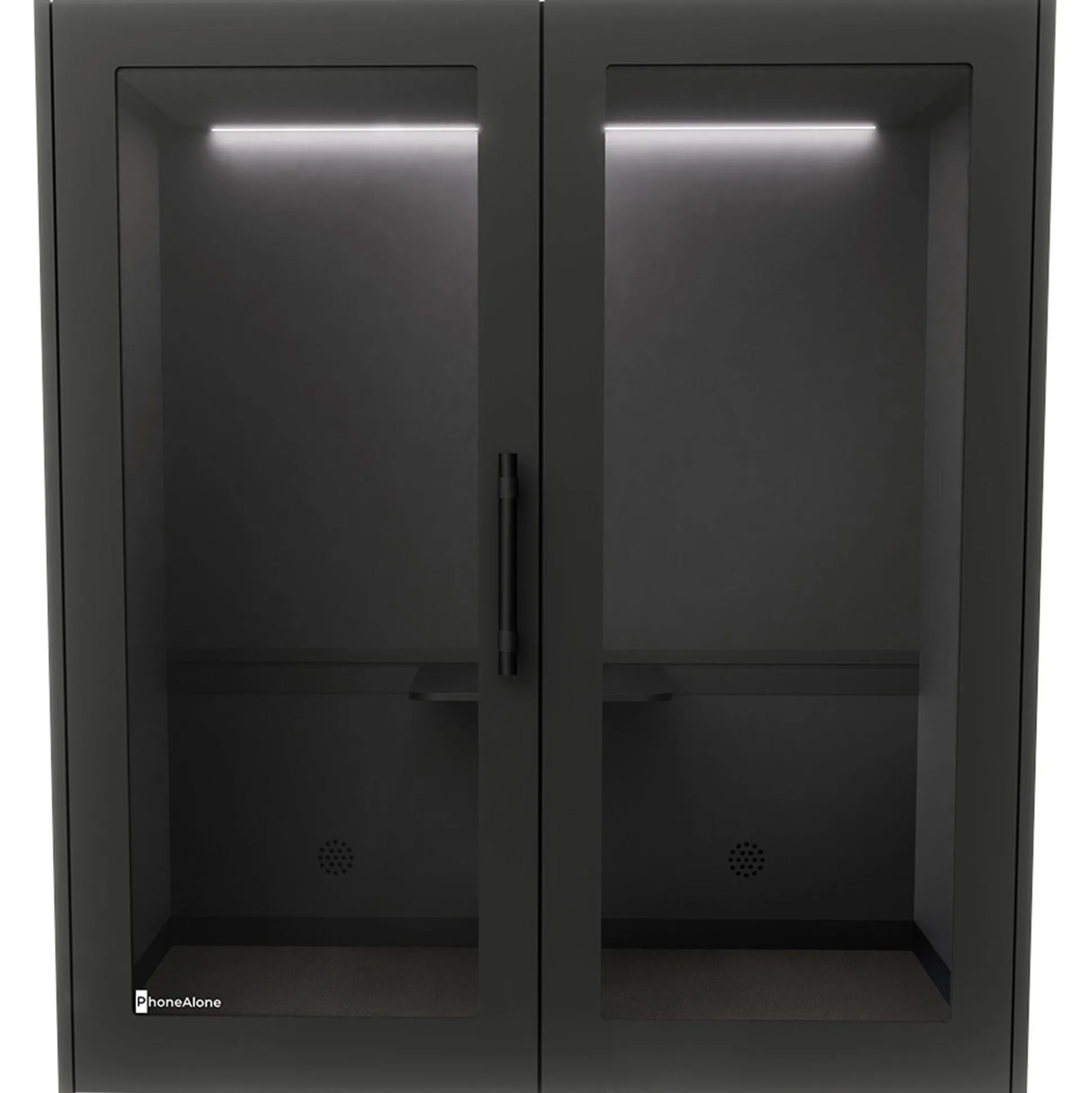 Dobbeltboks PhoneAlone, egetræslameller