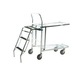 Elforzinket stige til plukkevogn