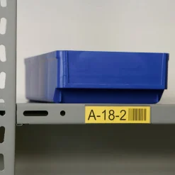 Etiketholder 105x26 mm, lige. Magnet