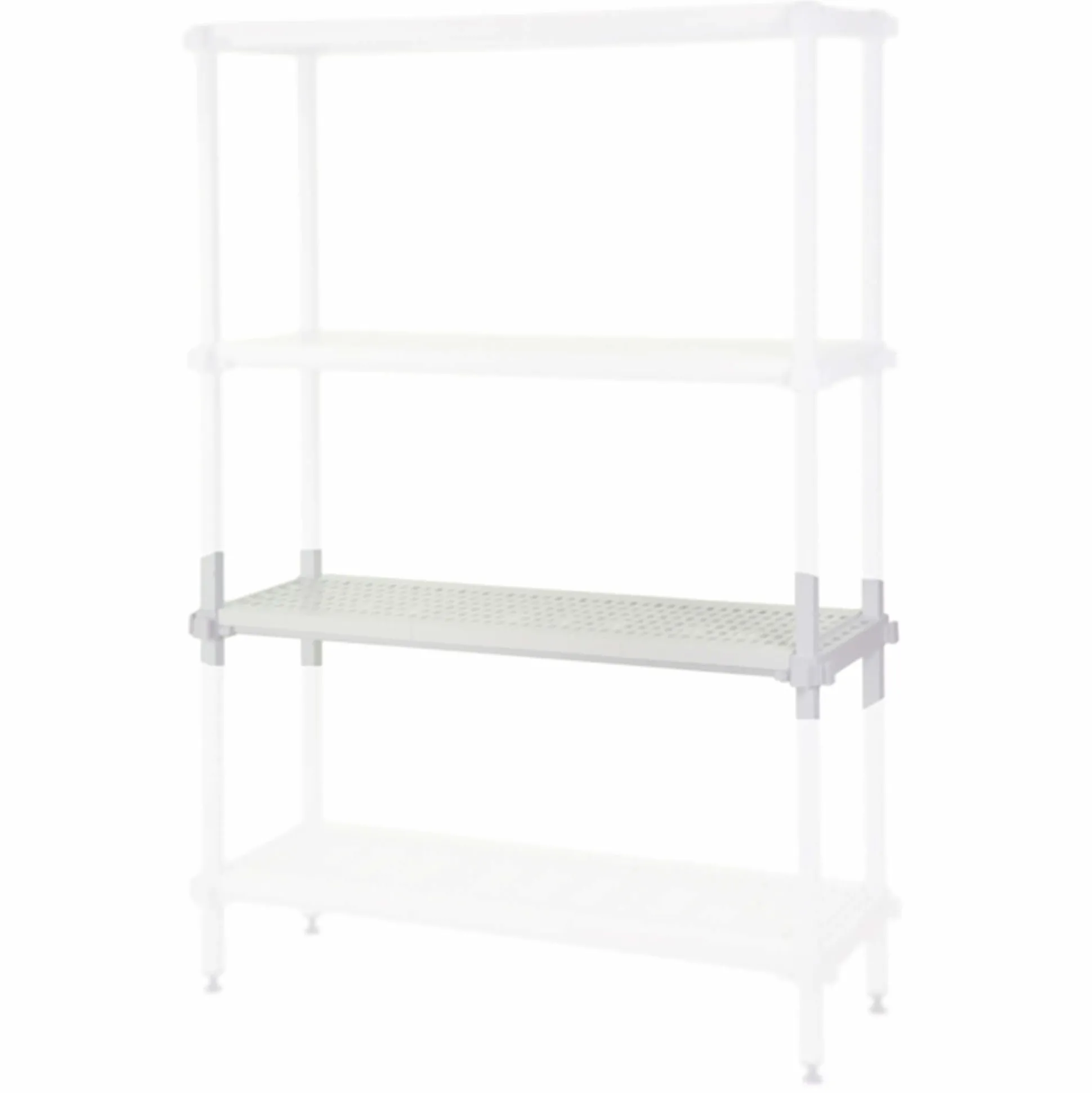 Fødevarereol komplet hylde d40x120cm