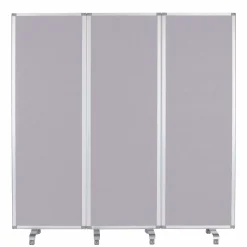 Foldeskærm PZ Flex 180x180h cm., alu